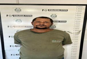 "Homicida condenado preso em operação policial em Rio Bananal"