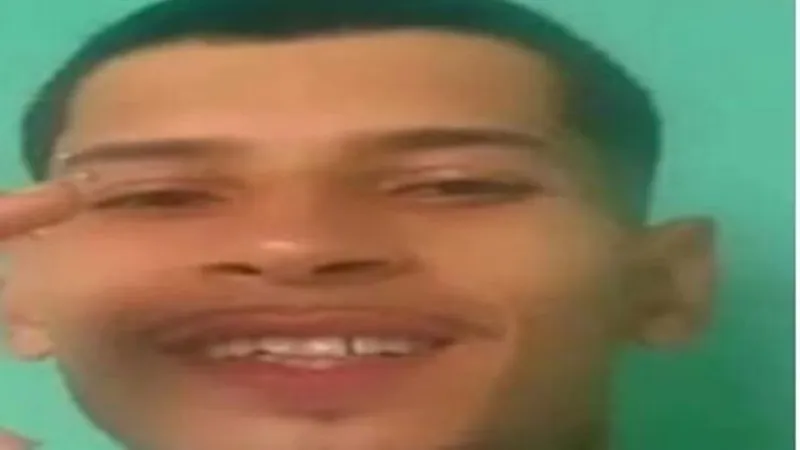 Imagem de Jonas Lucas da Silva, jovem assassinado a tiros no bairro Colina, em Barra de São Francisco